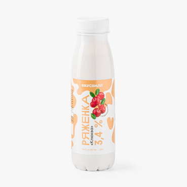 Ряженка "Клюква", 280 г